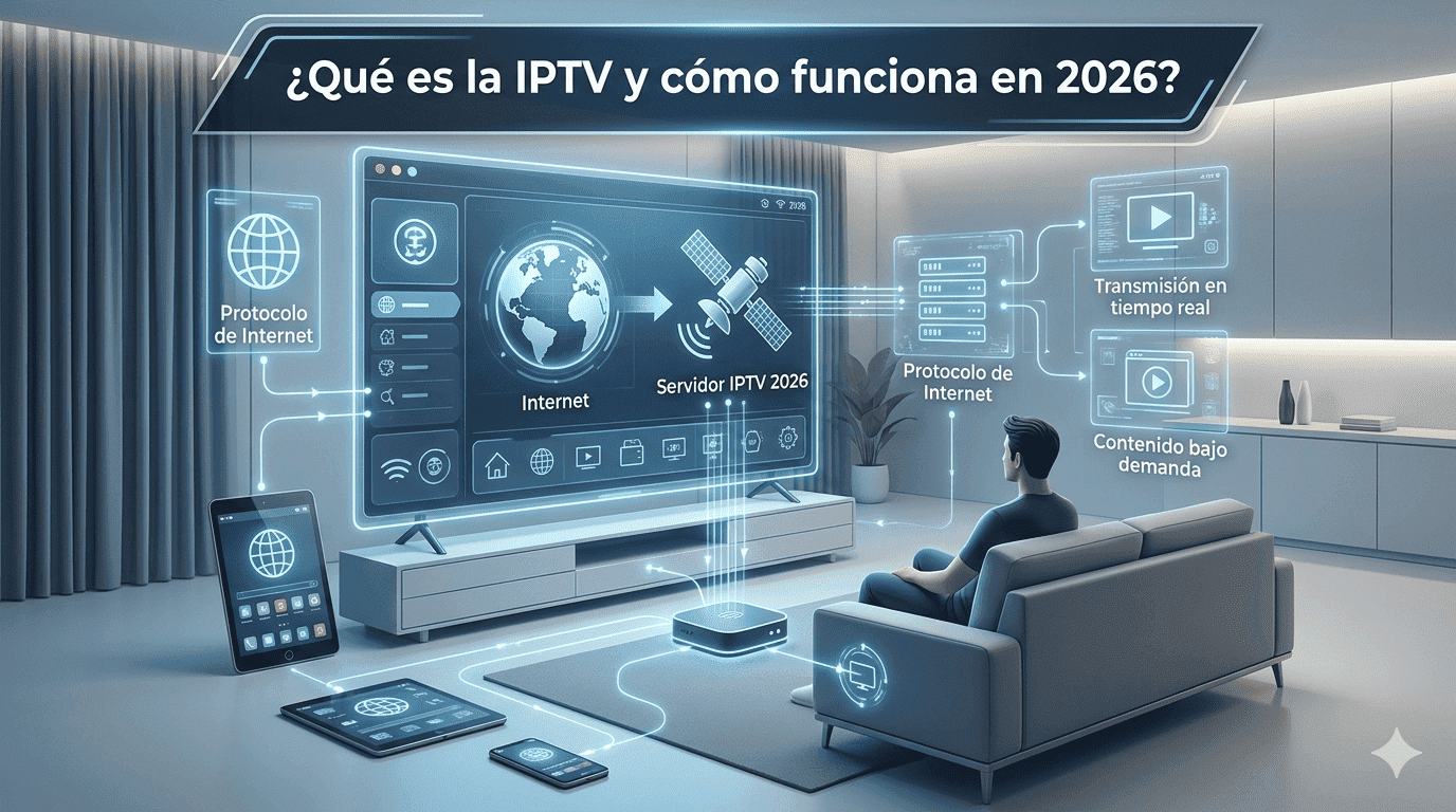 ¿Qué es la IPTV y cómo funciona en 2026?