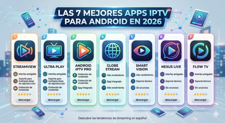 Las 7 mejores apps IPTV para Android