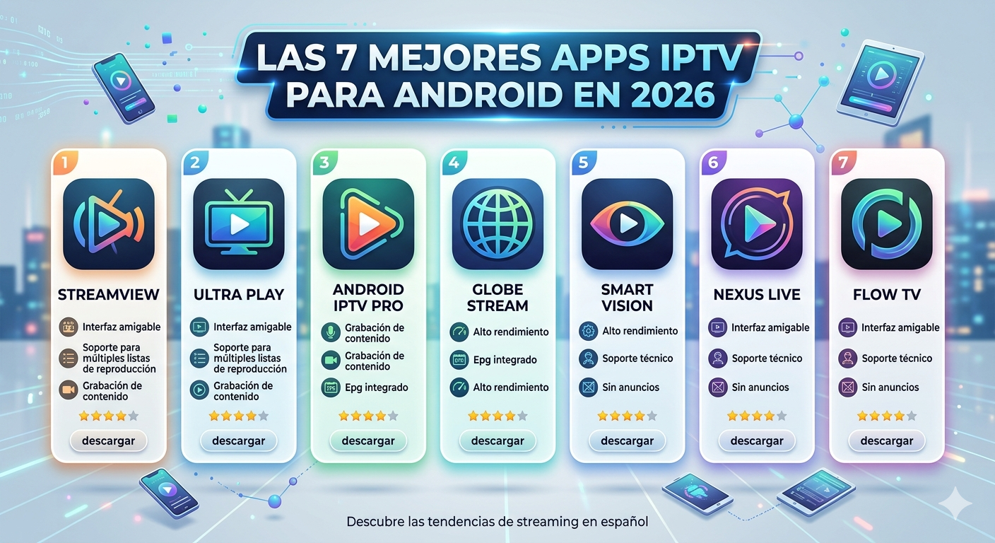 Las 7 mejores apps IPTV para Android