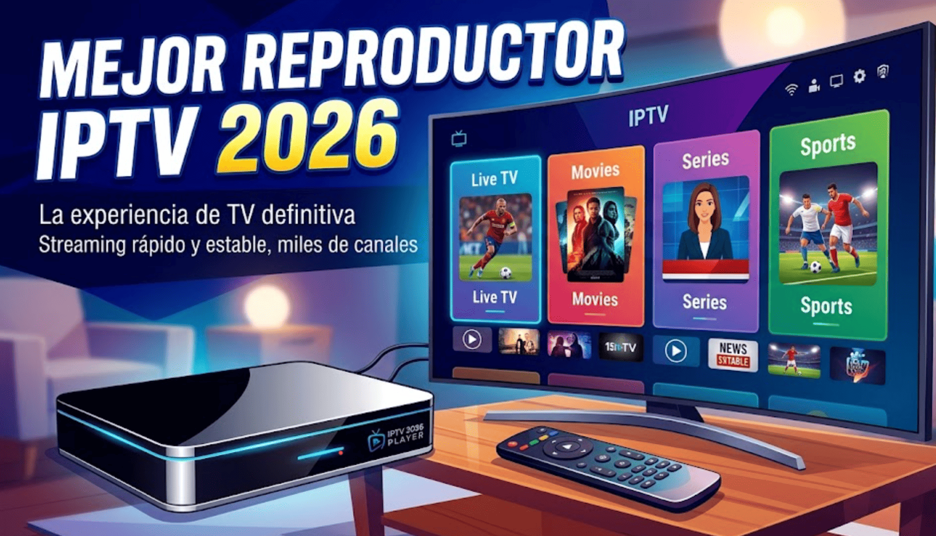 Mejor Reproductor IPTV 2026